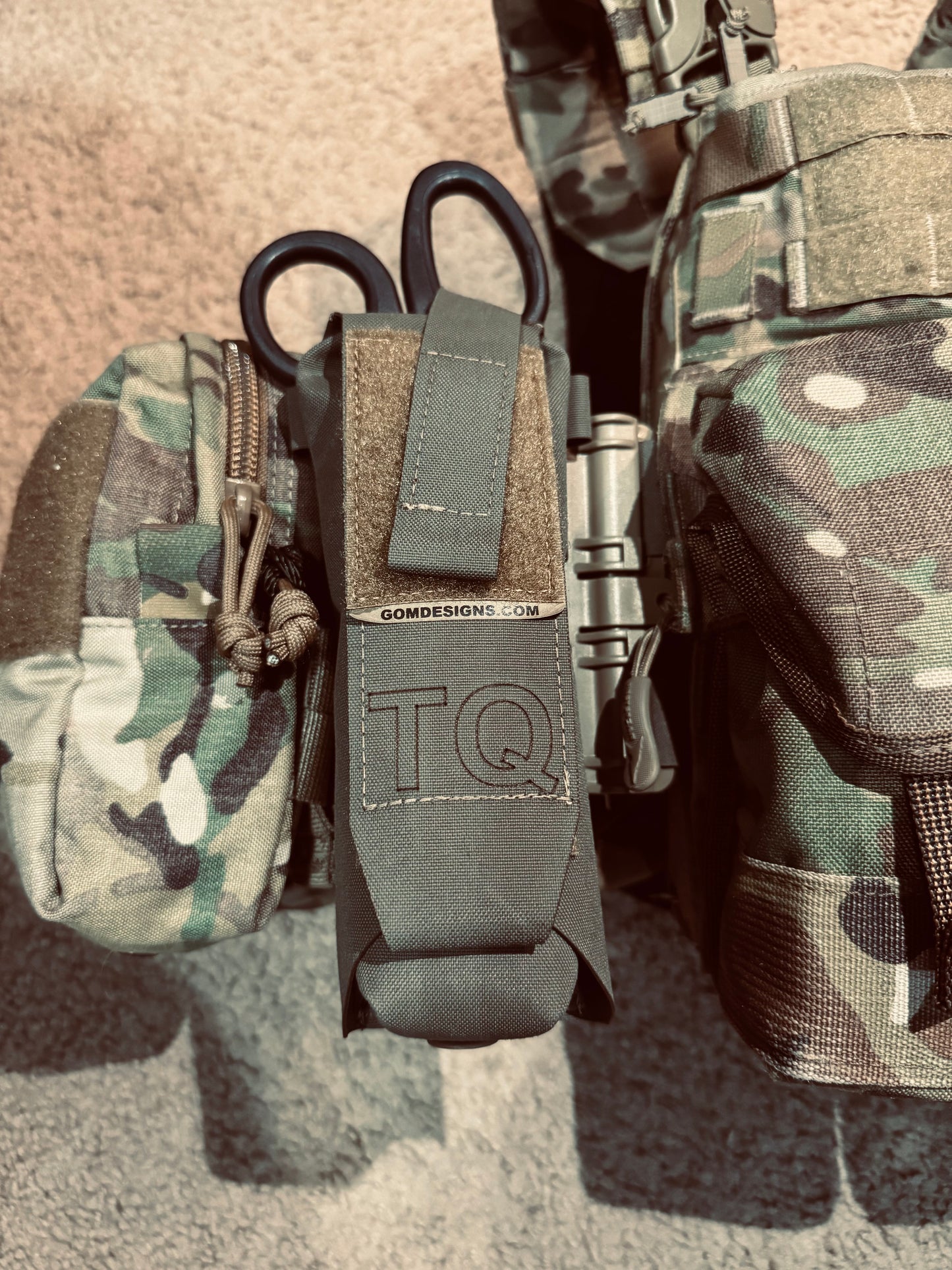 GOM Designs 3-Band Molle Compatible Tube Adapters