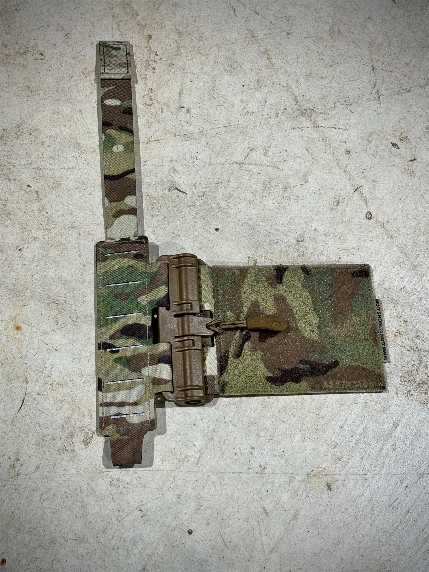 GOM Designs 3-Band Molle Compatible Tube Adapter Female/Male Only