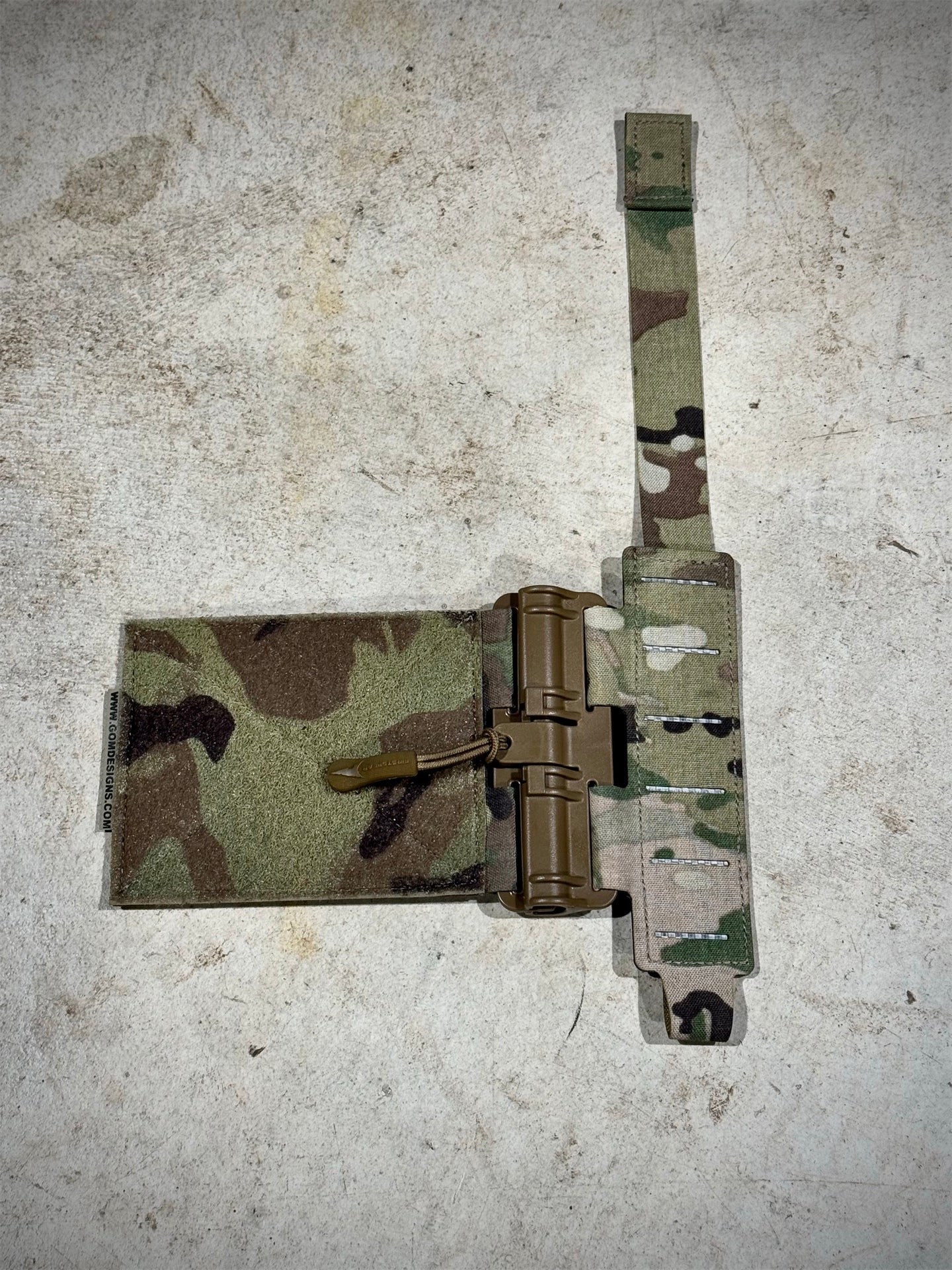GOM Designs 3-Band Molle Compatible Tube Adapter Female/Male Only